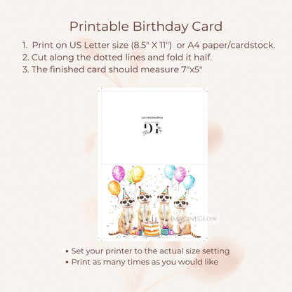 nature meerkat birthday card
meerkat party card
meerkat happy birthday card