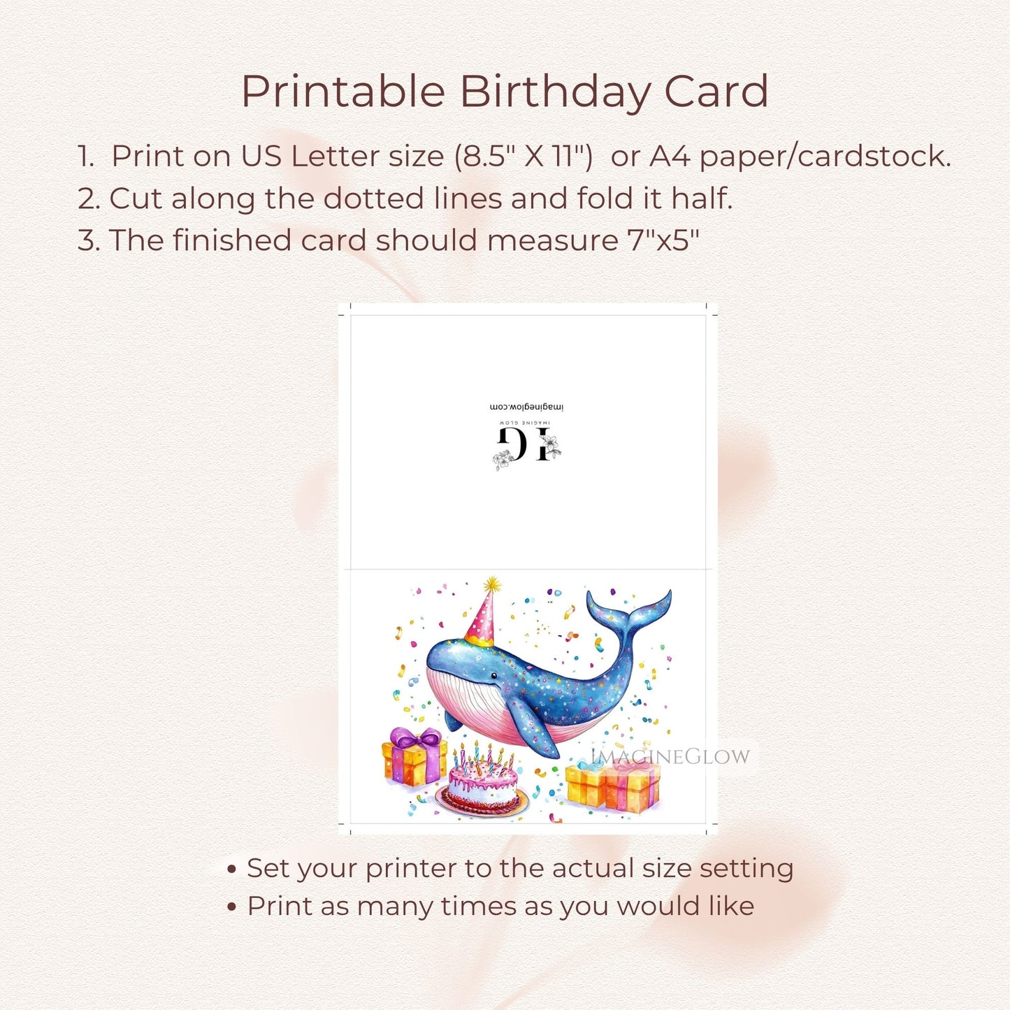sea animal birthday card
nautical whale birthday card
happy birthday whale card