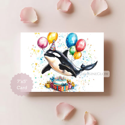 orca birthday card printable
killer whale greeting card
ocean animal birthday card


