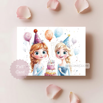 frozen birthday card
elsa and anna birthday card
disney frozen greeting card
