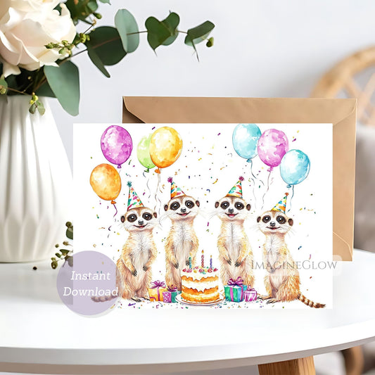 meerkat birthday card
cute meerkat greeting card
printable meerkat birthday card
digital meerkat card
