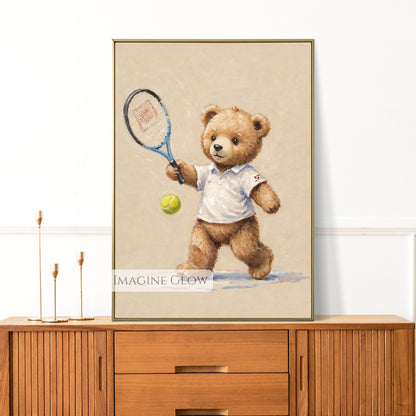 bear sports wall art digital
