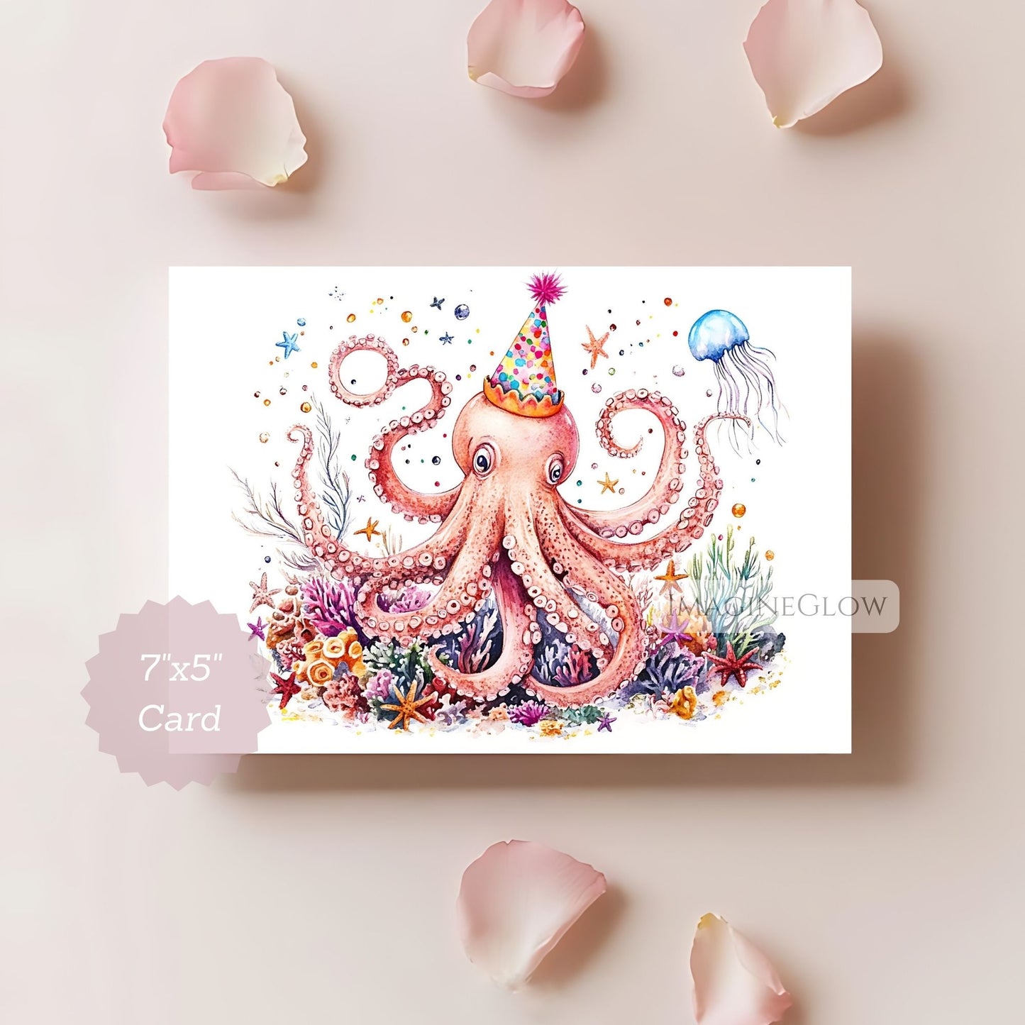 Octopus birthday card
Cute octopus printable birthday card
Ocean animal birthday greeting card
Under the sea themed birthday card
Whimsical octopus birthday card

