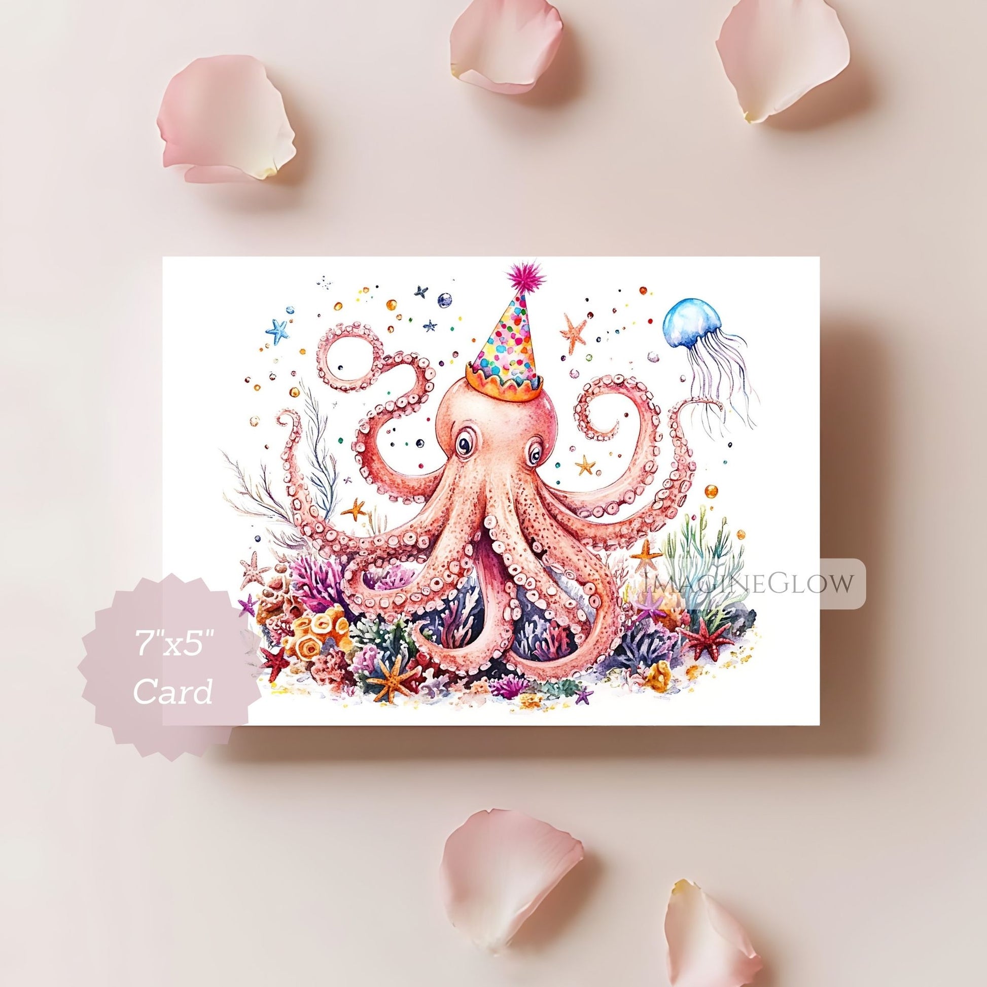 Octopus birthday card
Cute octopus printable birthday card
Ocean animal birthday greeting card
Under the sea themed birthday card
Whimsical octopus birthday card
