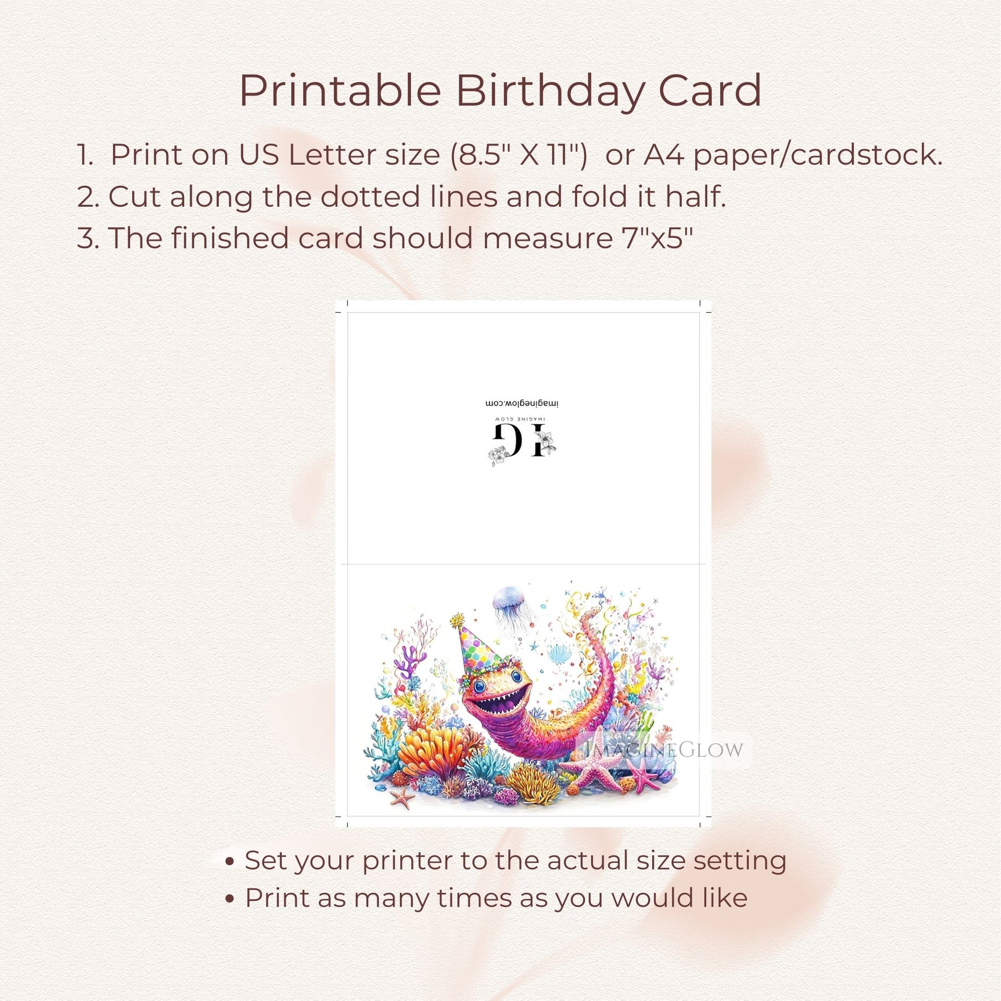 Funny eel underwater birthday card
Humorous ocean animal birthday greeting
Eel birthday card for kids and adults
Printable funny underwater animal birthday card
Playful eel birthday card digital download
Funny sea creature birthday card
Underwater eel birthday greeting card
Birthday card featuring funny eel illustration
Ocean-themed humorous birthday card
Printable funny eel birthday card