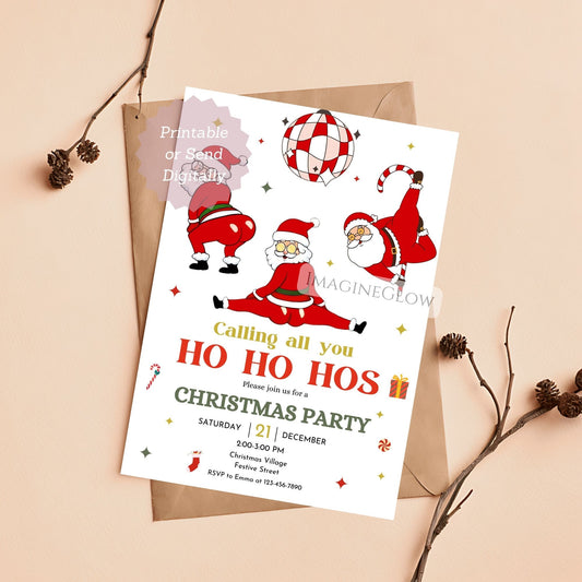 editable santa christmas party invitation printable
festive santa claus holiday invite template
