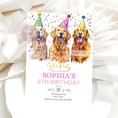 yellow lab invite
