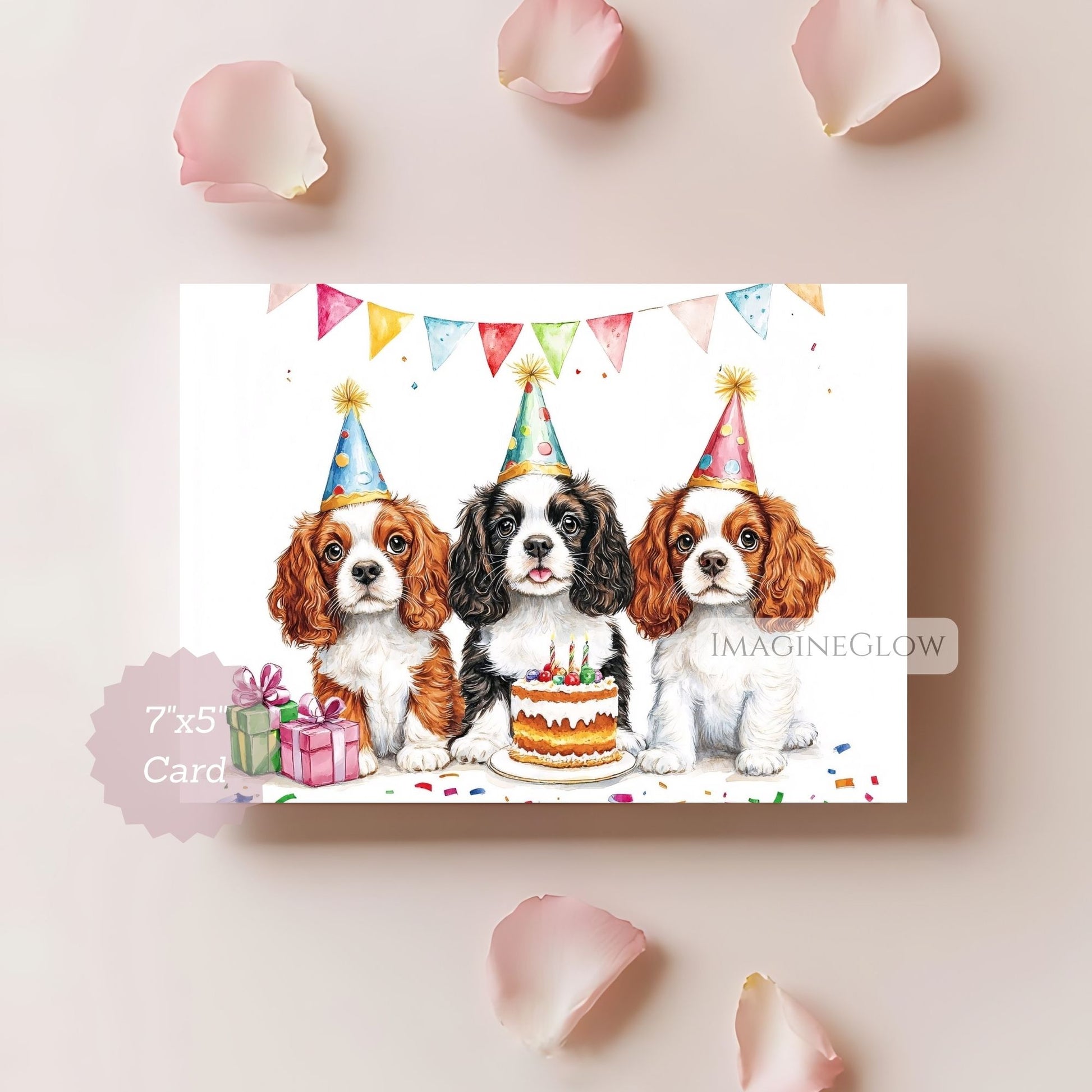 spaniel dog birthday card digital
happy birthday king charles spaniel card

