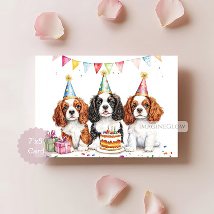 spaniel dog birthday card digital
happy birthday king charles spaniel card
