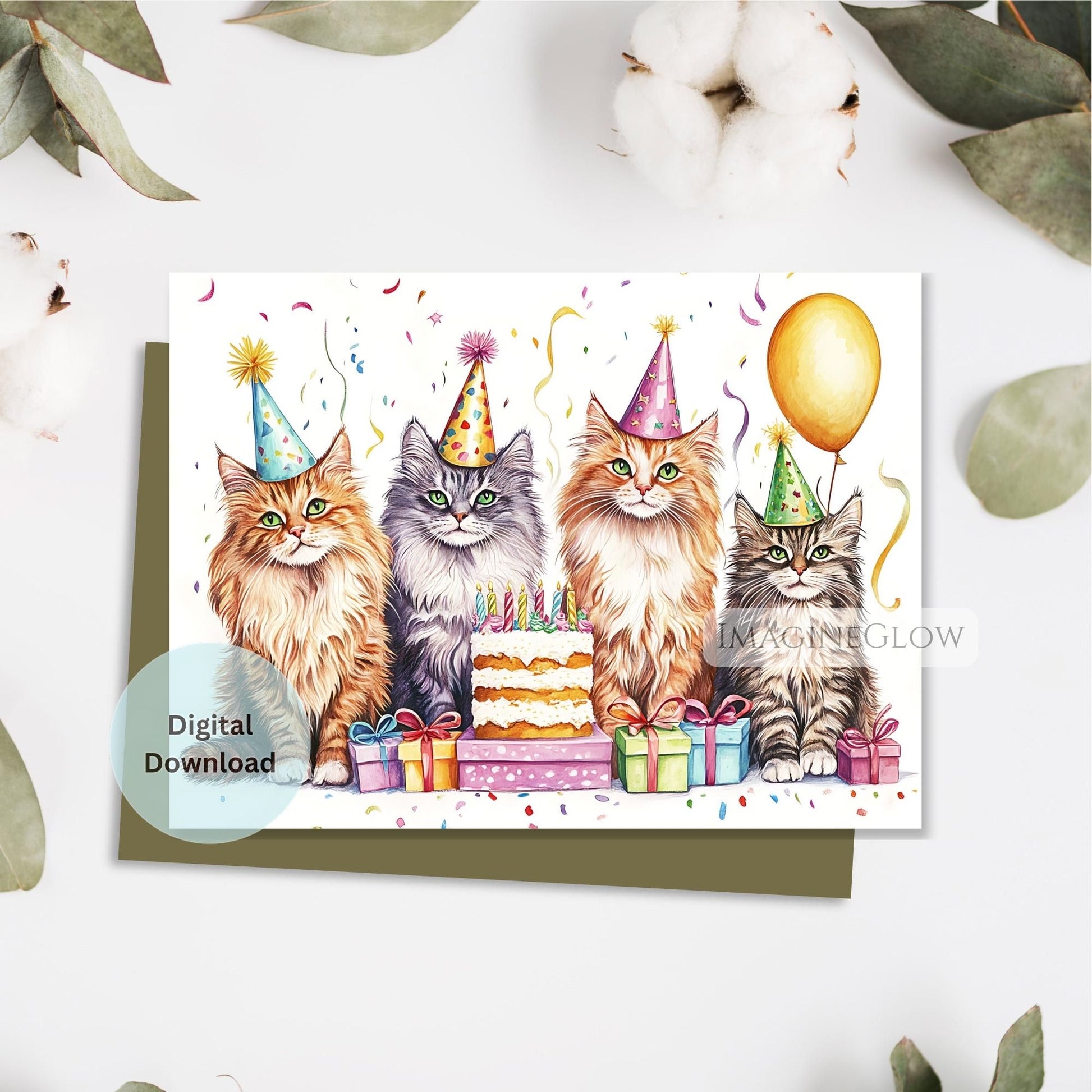 Printable birthday card with Maine Coon cat art
Majestic Maine Coon cat birthday card for cat lovers
Long-haired cat birthday card digital file
Cartoon Maine Coon birthday card for kids and adults
Cat-themed birthday greeting card with Maine Coon
Illustrated Maine Coon printable birthday card
