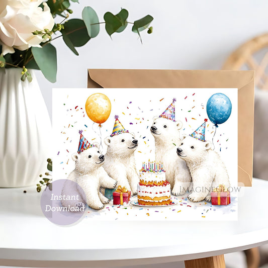 polar bear birthday card
cute polar bear birthday card
printable polar bear birthday card
