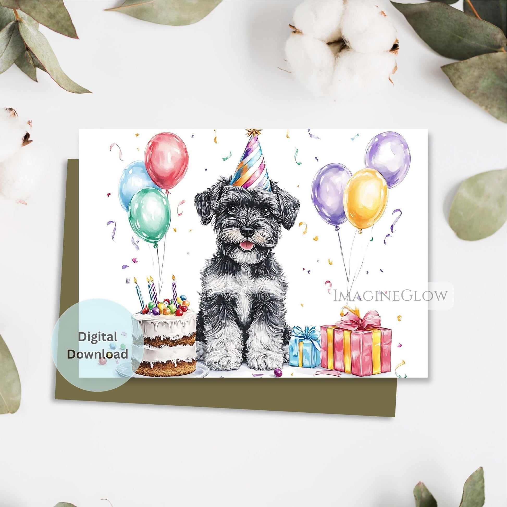 printable schnauzer greeting card
digital schnauzer dog card
funny schnauzer birthday card
schnauzer lover gift card

schnauzer party greeting card