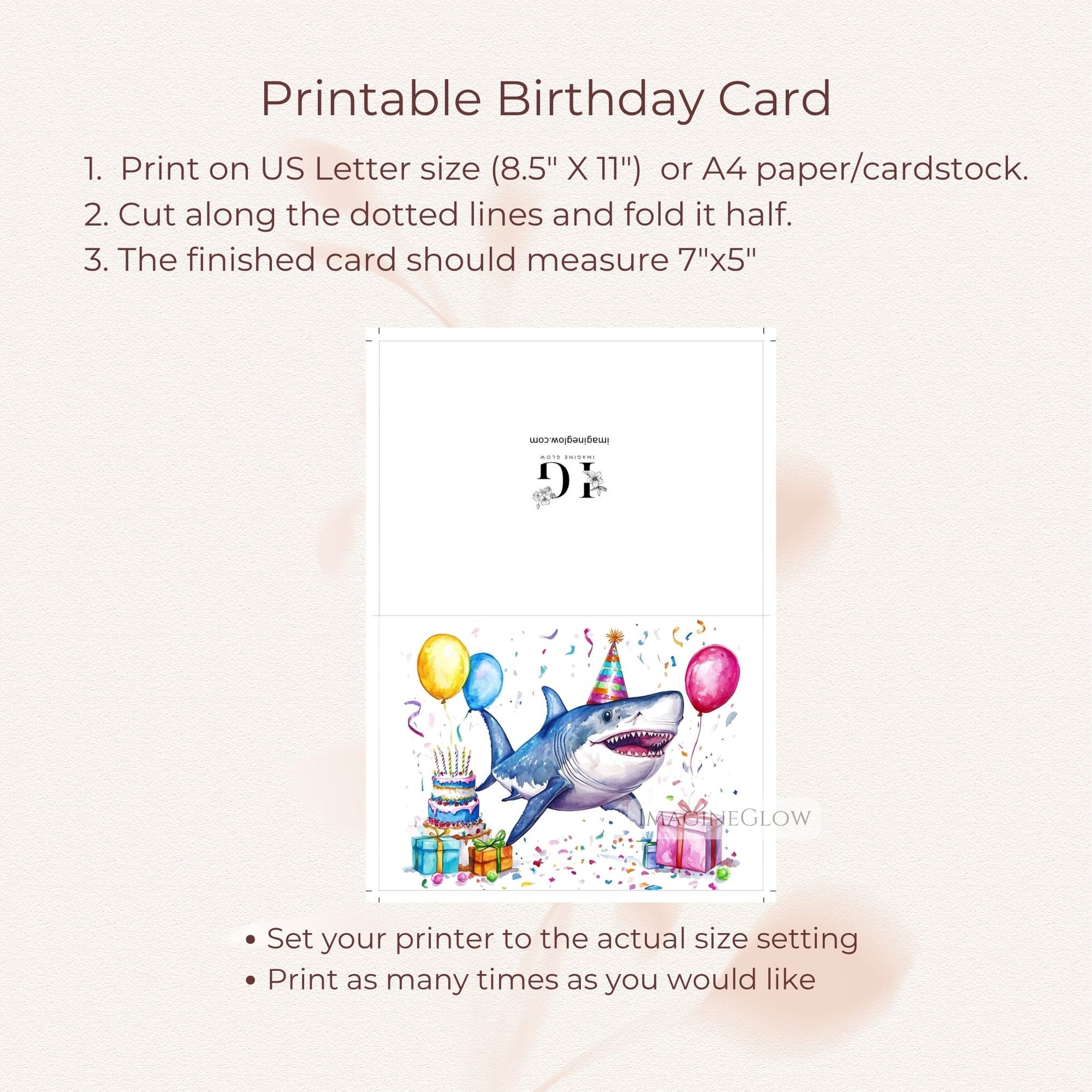 digital shark birthday greeting card
friendly shark birthday card design
kids ocean animal birthday card
shark birthday card digital download