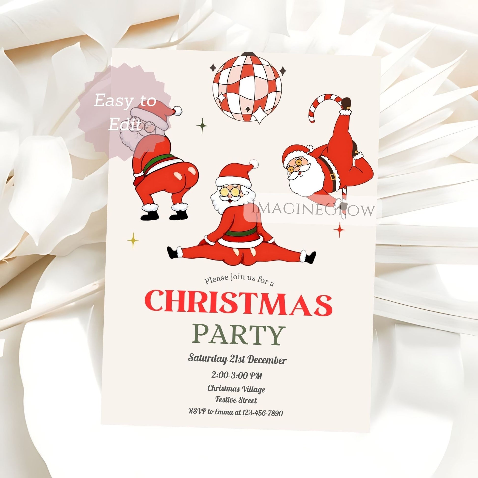printable winter holiday invitation vintage santa
nostalgic santa claus christmas celebration invite