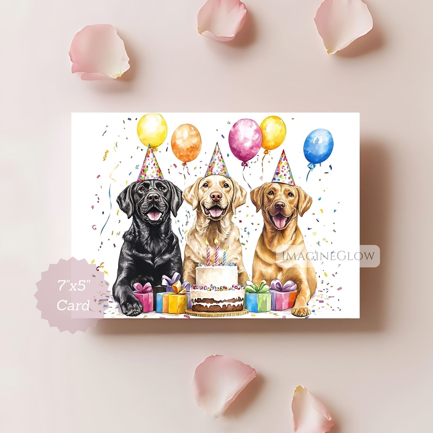 printable retriever dog greeting card
happy birthday retriever puppy card
