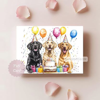 printable retriever dog greeting card
happy birthday retriever puppy card
