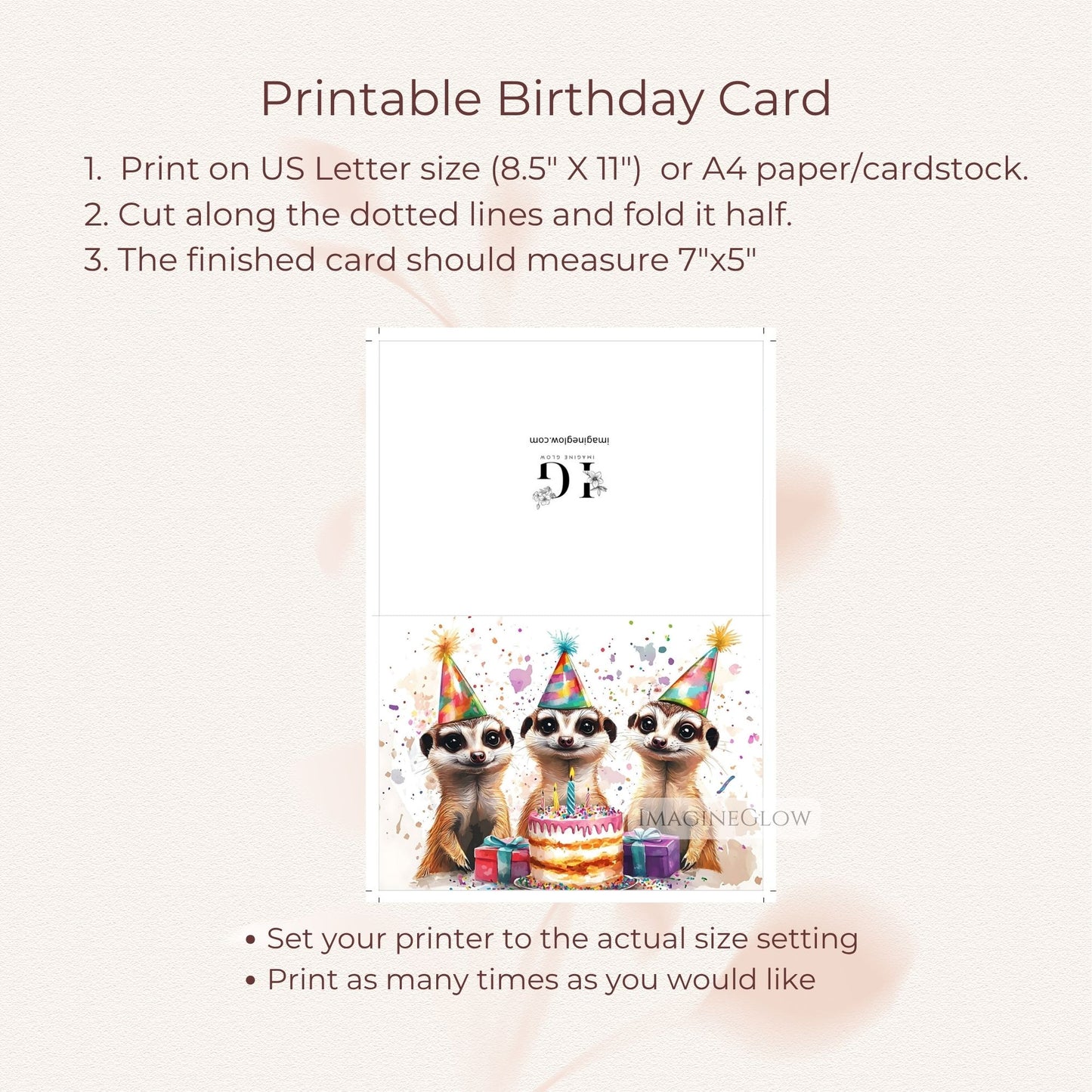 safari meerkat birthday card
animal lover meerkat birthday card
adorable meerkat birthday card