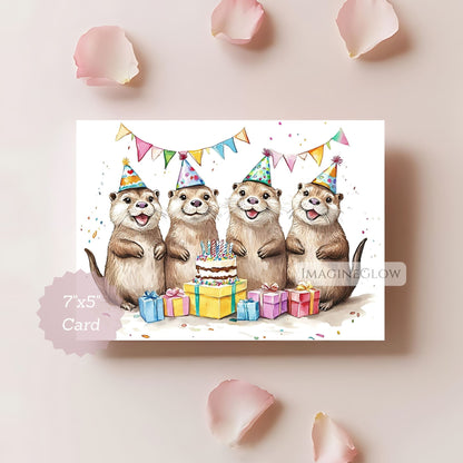 digital sea otter birthday card
printable otter card for kids
