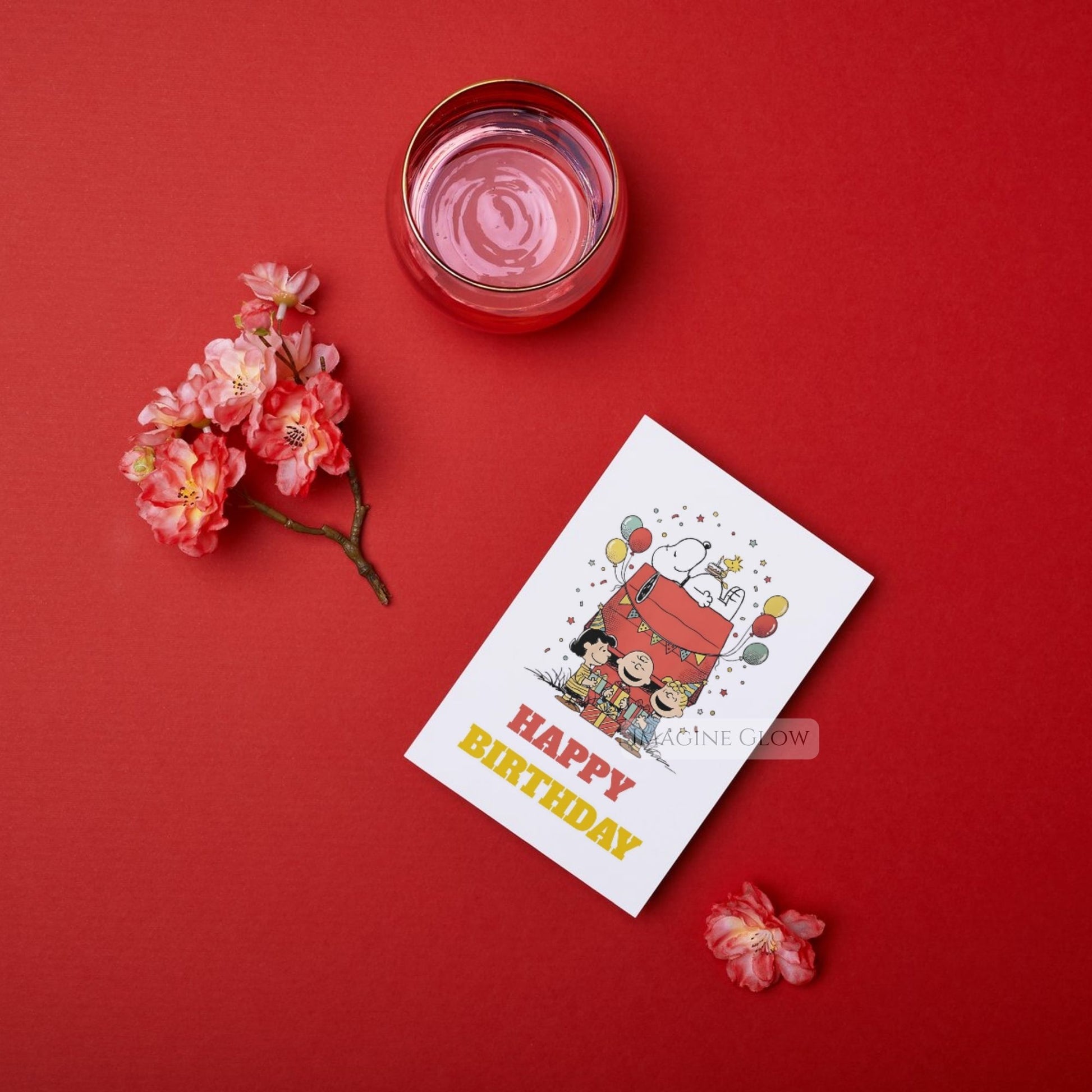 snoopy printable birthday card for kids
