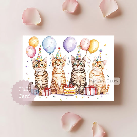 Bengal cat birthday card printable download
Printable birthday card with spotted Bengal cat
Exotic cat birthday greeting card digital file
Spotted Bengal cat illustration for birthday card
Bold Bengal cat themed birthday printable
