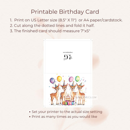 rustic deer birthday card
illustrated deer birthday card
stag birthday card
kids deer birthday card