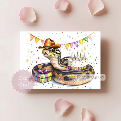 ball python birthday card
snake birthday greeting card
reptile birthday card
printable ball python card
animal birthday card snake
birthday card for reptile lover
