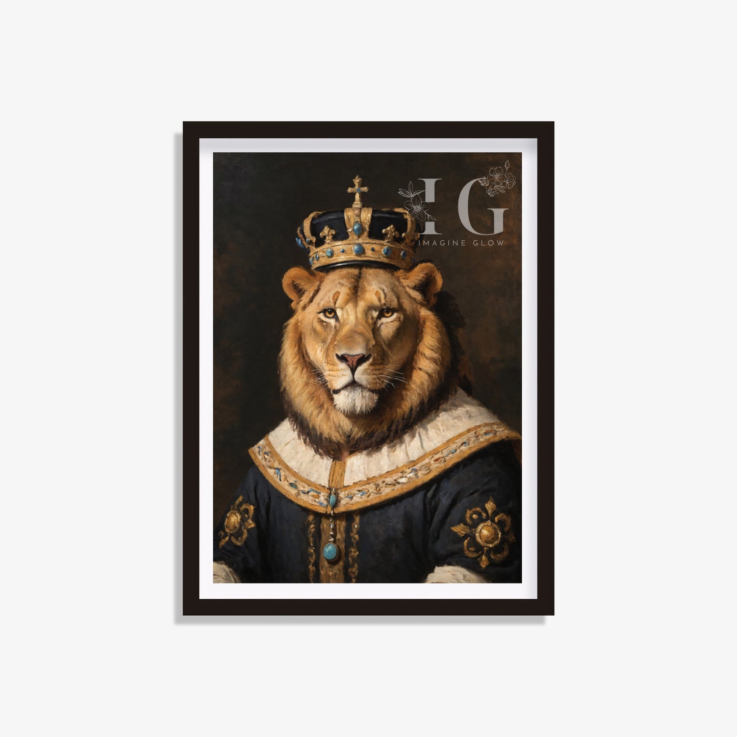 Victorian lion art for elegant and vintage home decor