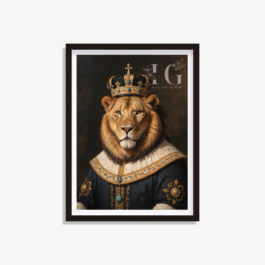 Victorian lion art for elegant and vintage home decor