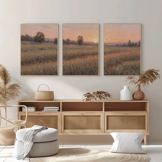 Vintage country art for rustic wall decor