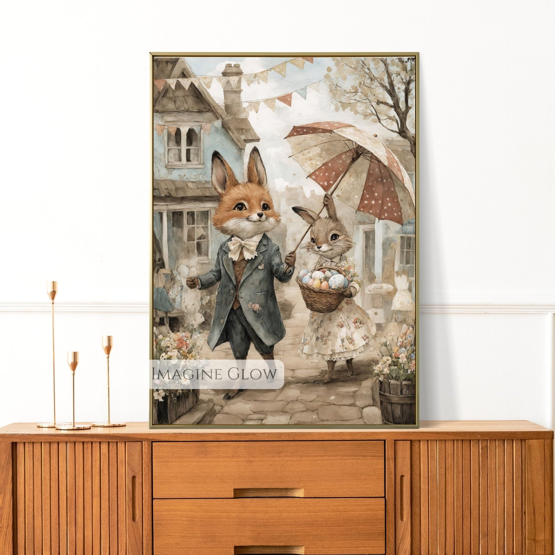 Victorian-Inspired Animal Print for Spring Decor
