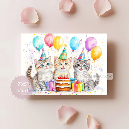 Digital birthday card featuring a playful kitten
Printable cat birthday greeting card for all ages
Whimsical kitten card for cat lover birthdays
Charming kitten birthday card with soft colors
Cute animal birthday card digital printable
Kitten cat card perfect for birthday celebrations
